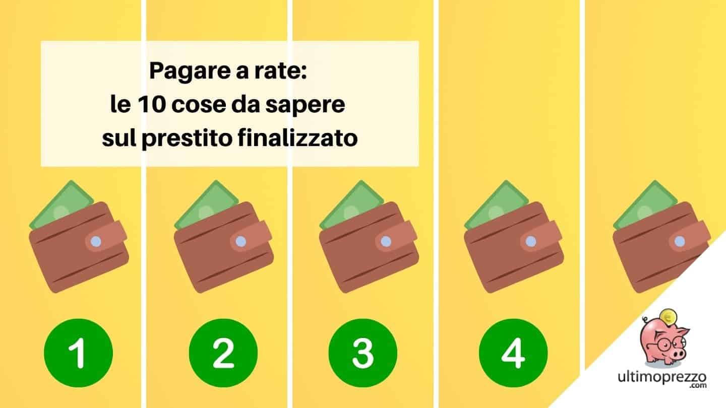 Pagare a rate: le 10 cose da sapere sul prestito finalizzato