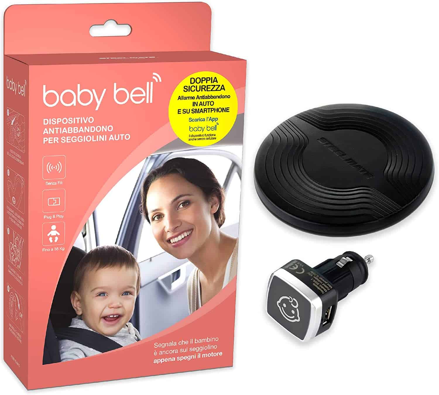 Dispositivo anti abbandono Steelmate Baby Bell
