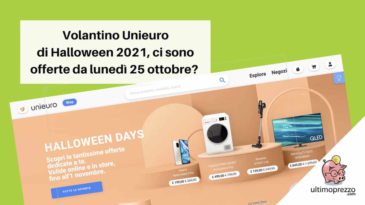volantino Unieuro di Halloween 2021