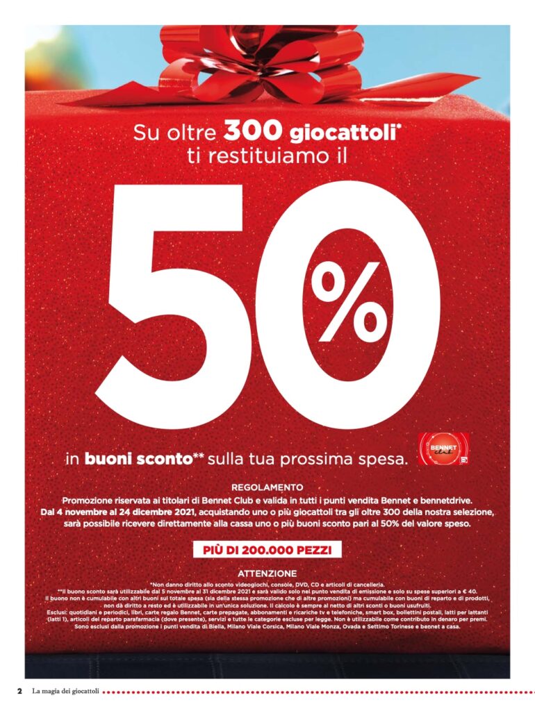 Volantino Bennet 04 novembre 2021 pagina 2