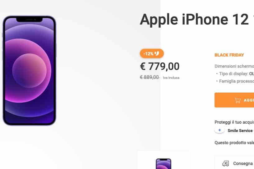 iphone 12 unieuro viola