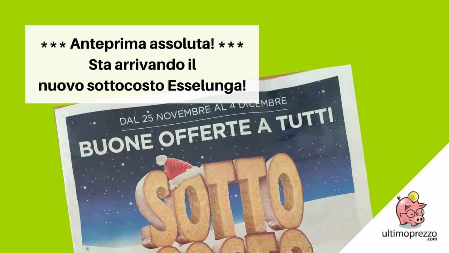 Anteprima Volantino Esselunga: dal 25 novembre 2021 è sottocosto (con un tv 43 pollici in super offerta)