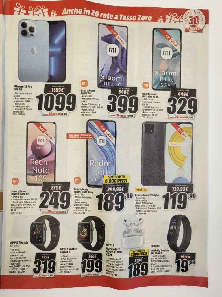 Volantino MediaWorld sottocosto 10 dicembre 2021 pagina 03