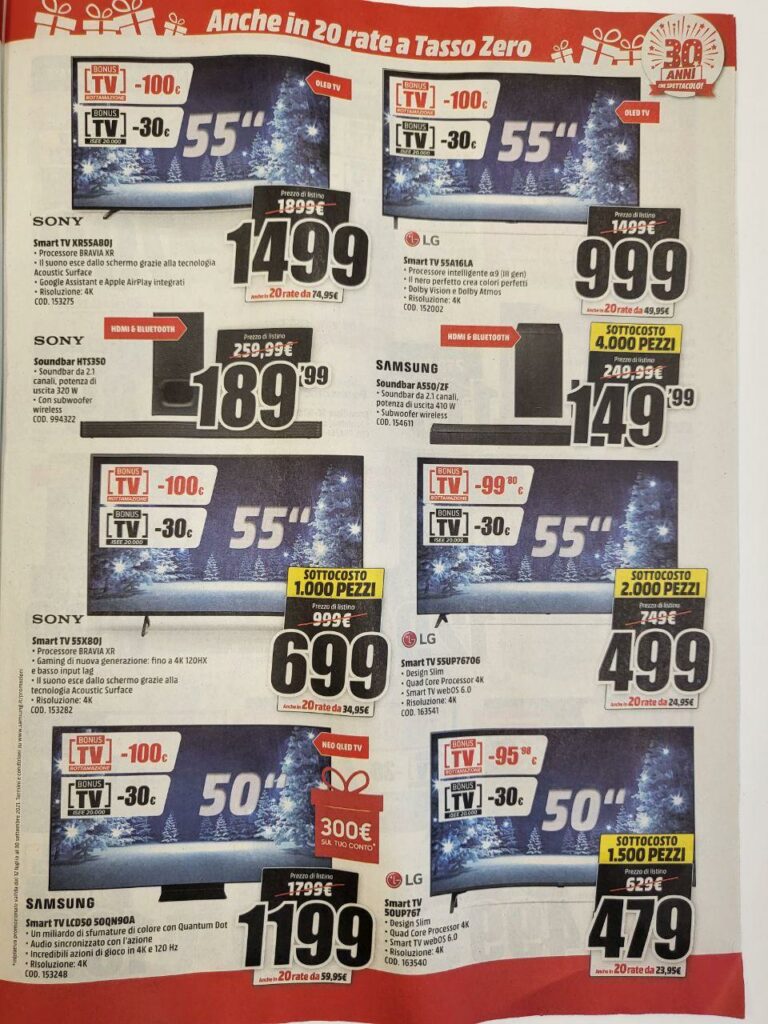 Volantino MediaWorld sottocosto 10 dicembre 2021 pagina 09