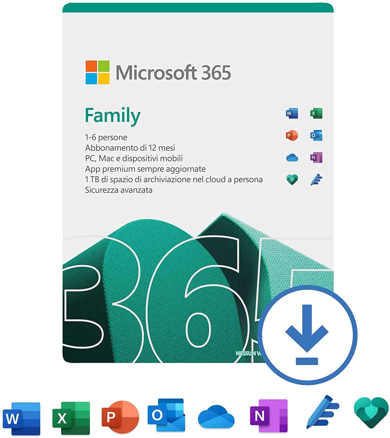 Microsoft 365 Family abbonamento annuale