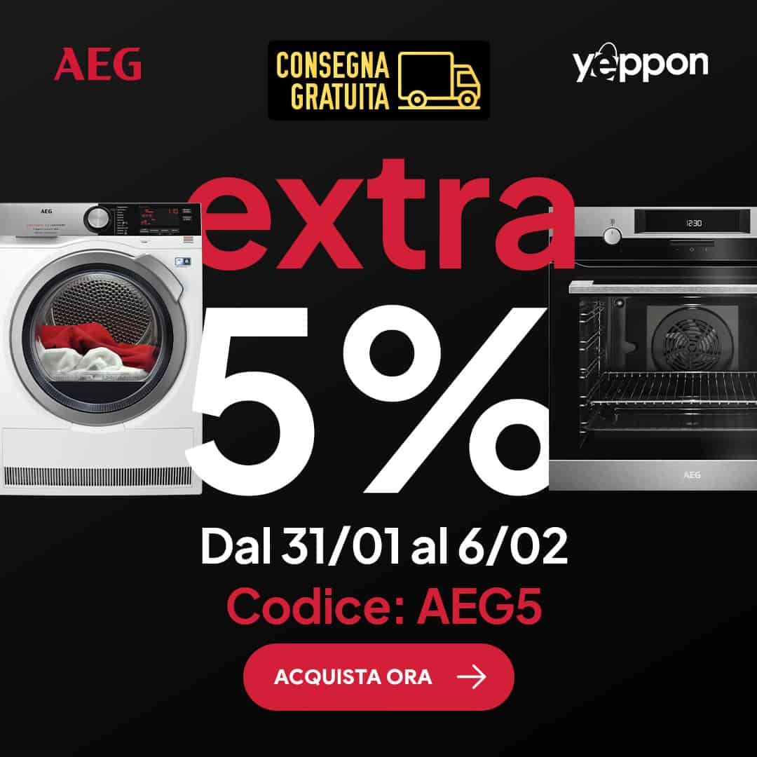 codice sconto Yeppon AEG febbraio 2022