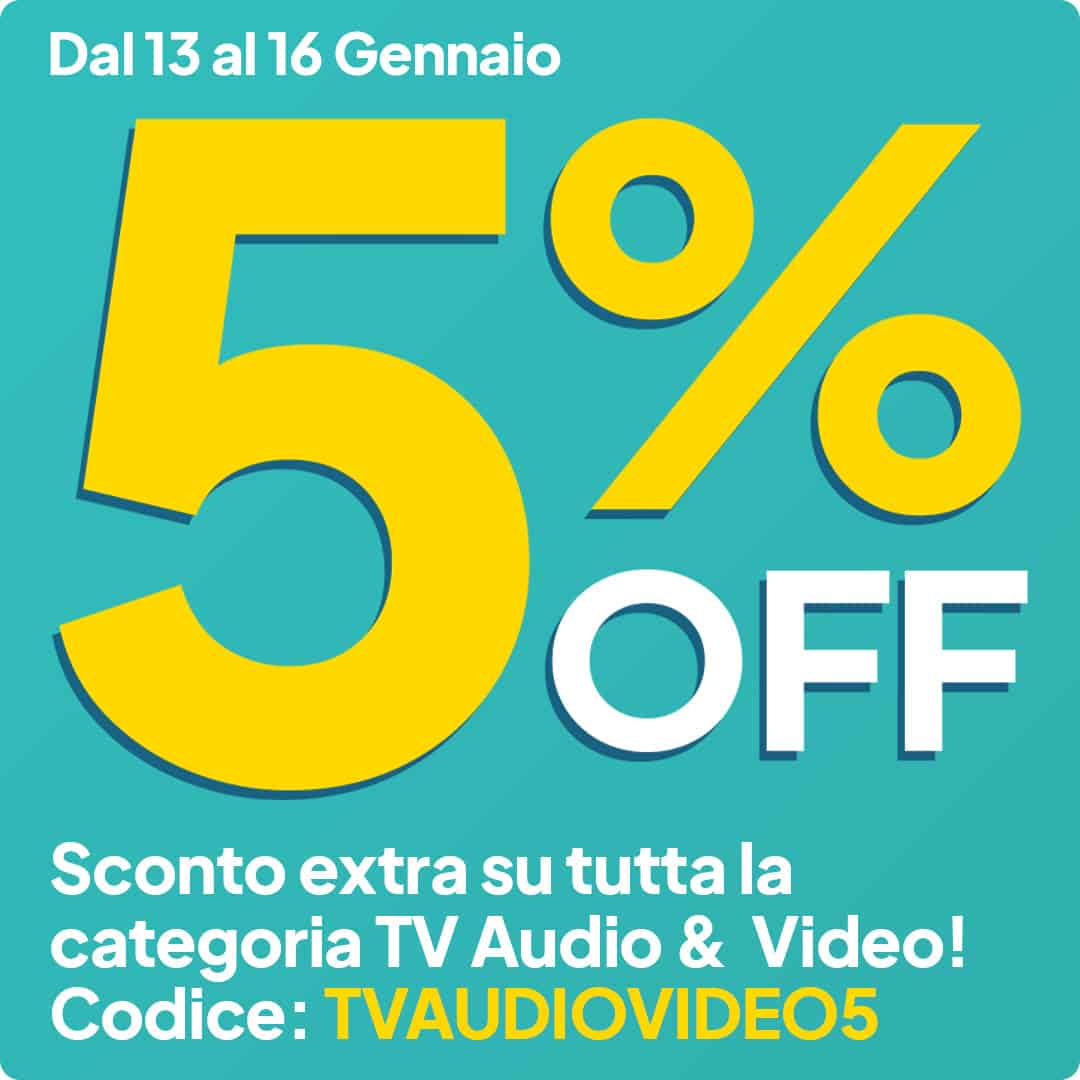 codice sconto Yeppon TV audio video