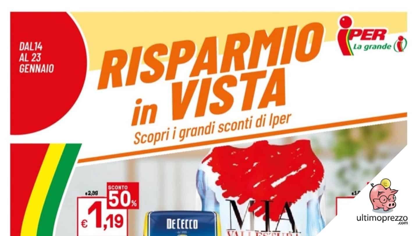 Nuovo volantino Iper: dal 14 gennaio 2022 “Risparmio in vista”, scopriamo le offerte in anteprima!