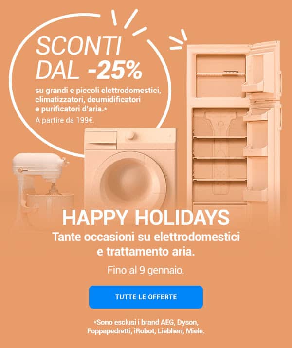 sconto elettrodomestici gennaio 2022 Unieuro