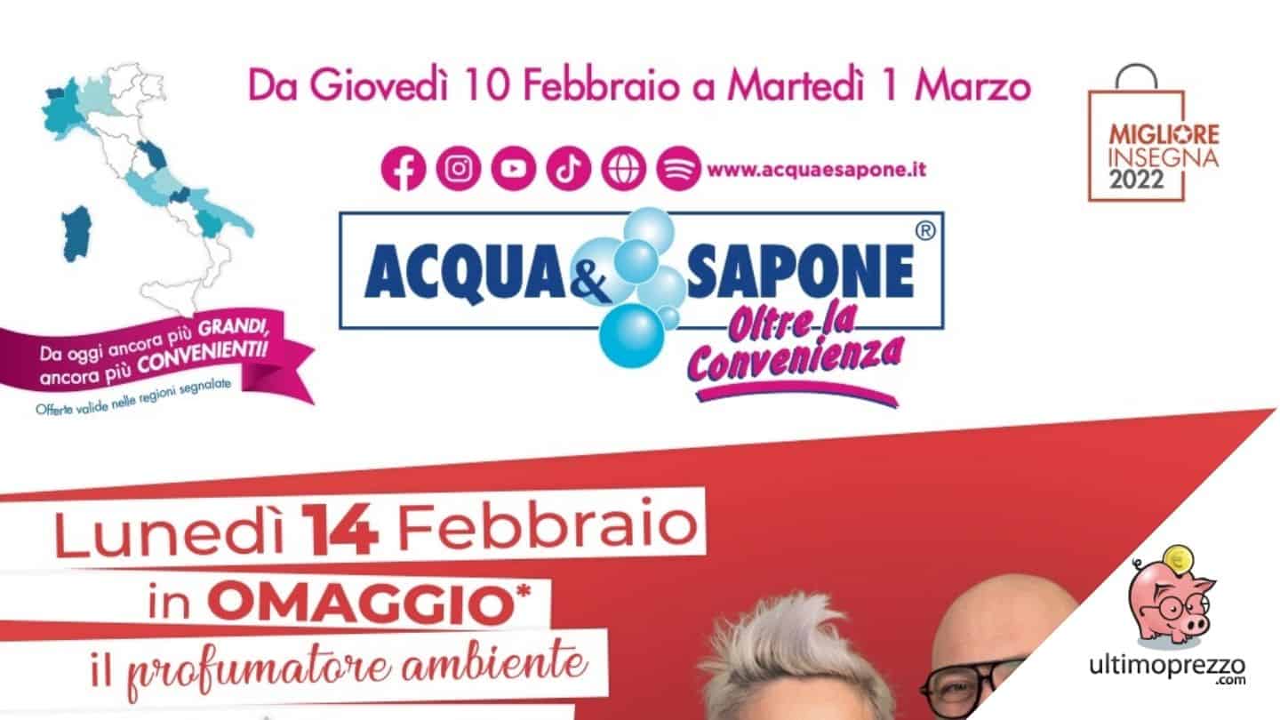 anteprima volantino Acqua e Sapone 10 febbraio 2022