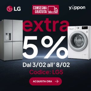 [CODICE SCONTO] Yeppon -5% e consegna gratis su GED LG