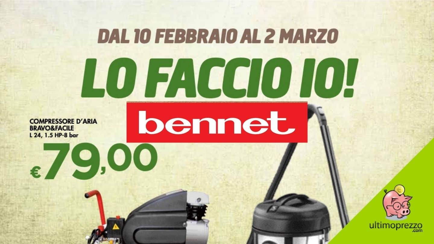 Che succede al volantino Bennet? Dal 10 febbraio doppia promo, ma niente tecnologia