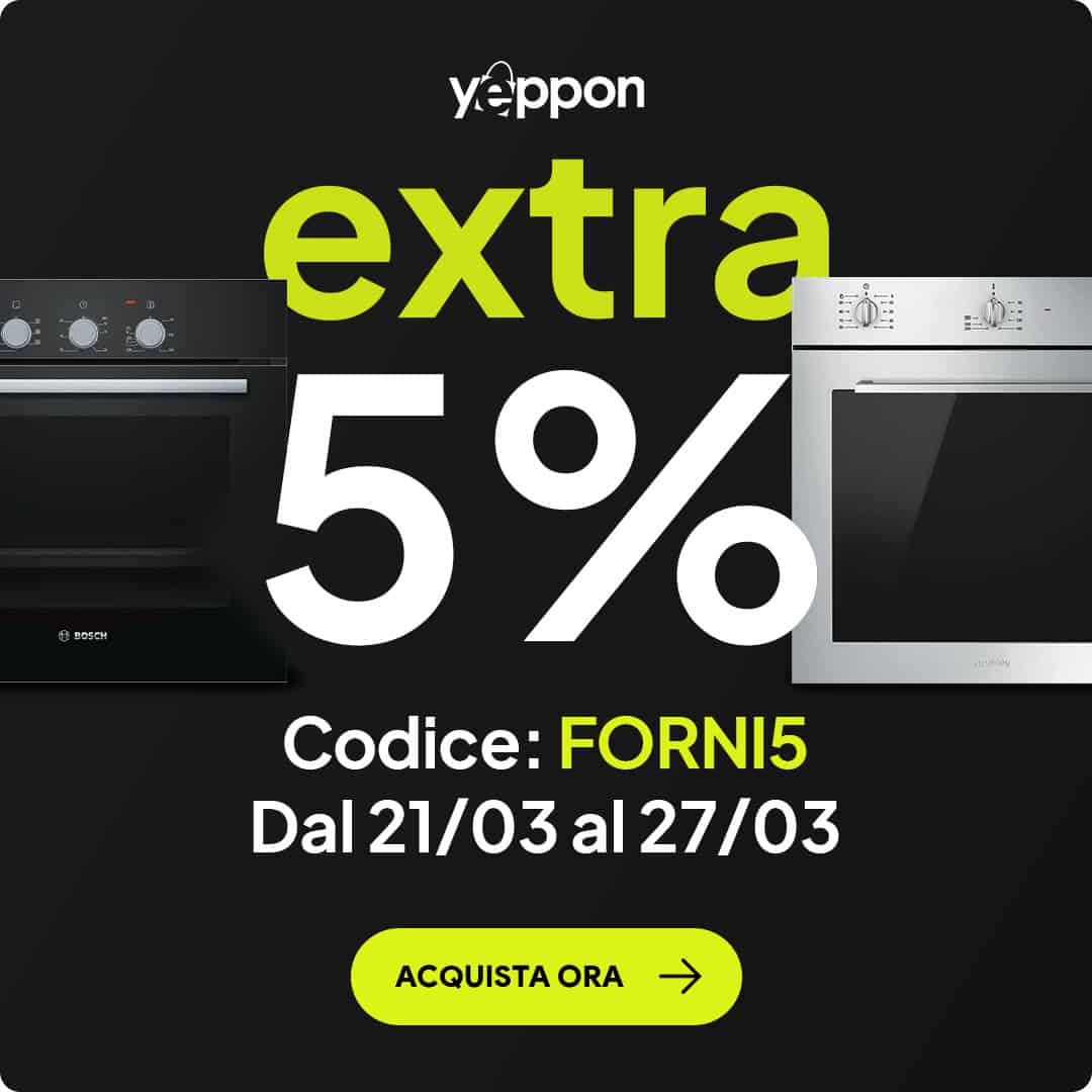 codice sconto Yeppon forni marzo 2022