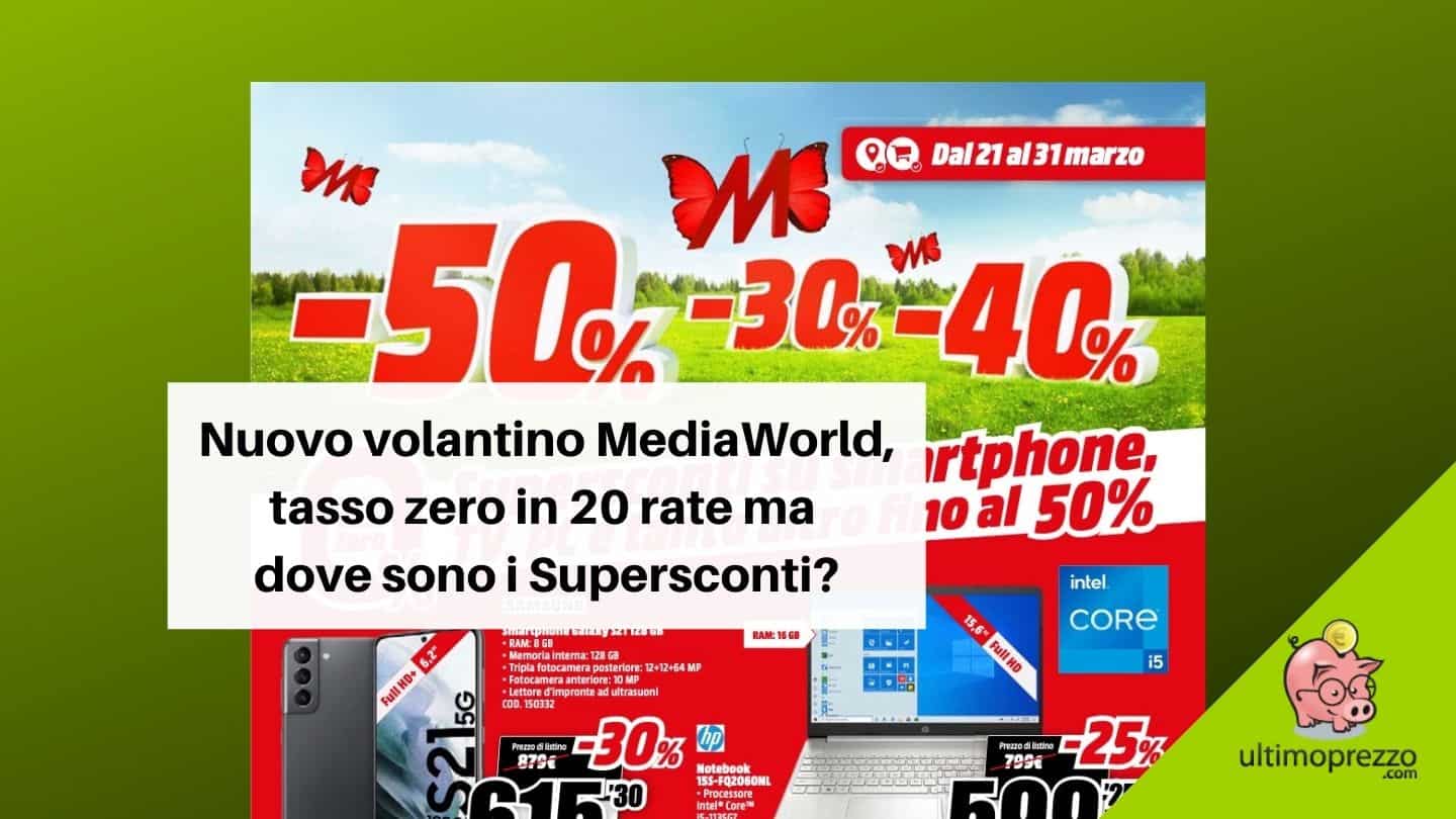 Offerte gaming protagoniste nel volantino MediaWorld 21-31 marzo 2022