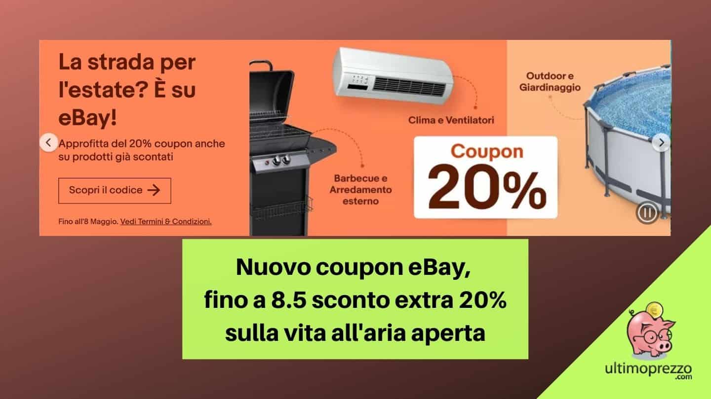 nuovo coupon eBay aprile 2022