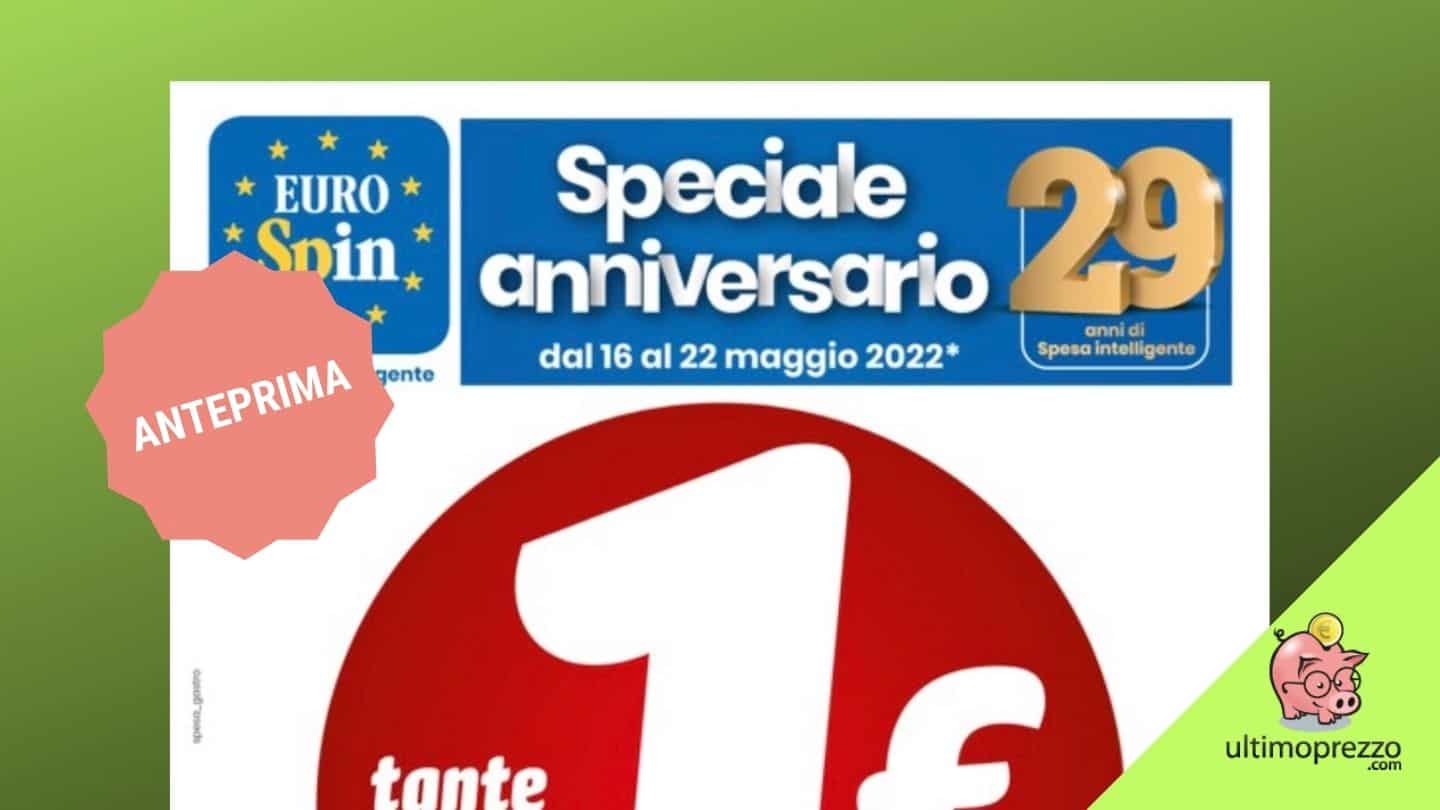 Volantino Eurospin dal 16 maggio 2022, in anteprima “Tante offerte a 1 €”
