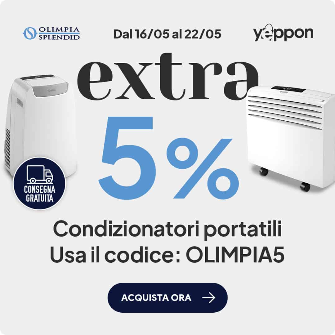 codice sconto condizionatori Olimpia Splendid maggio 2022