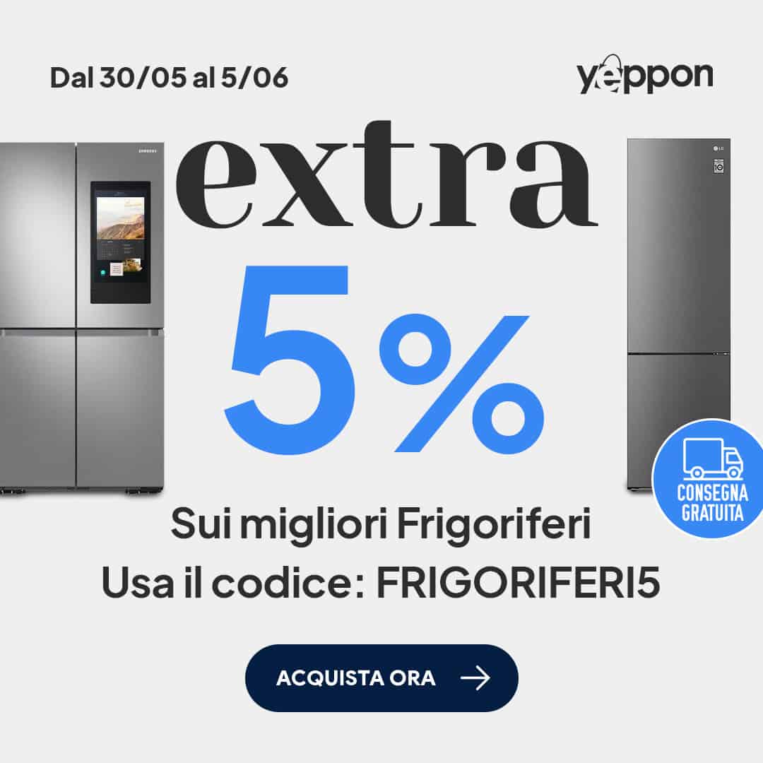 codice sconto frigoriferi yeppon giugno 2022