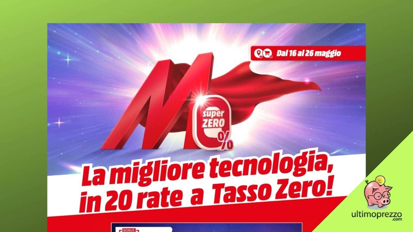 Nuovo volantino MediaWorld, fino al 26 maggio è “Super zero” con Apple iPhone 11 e TV in offerta