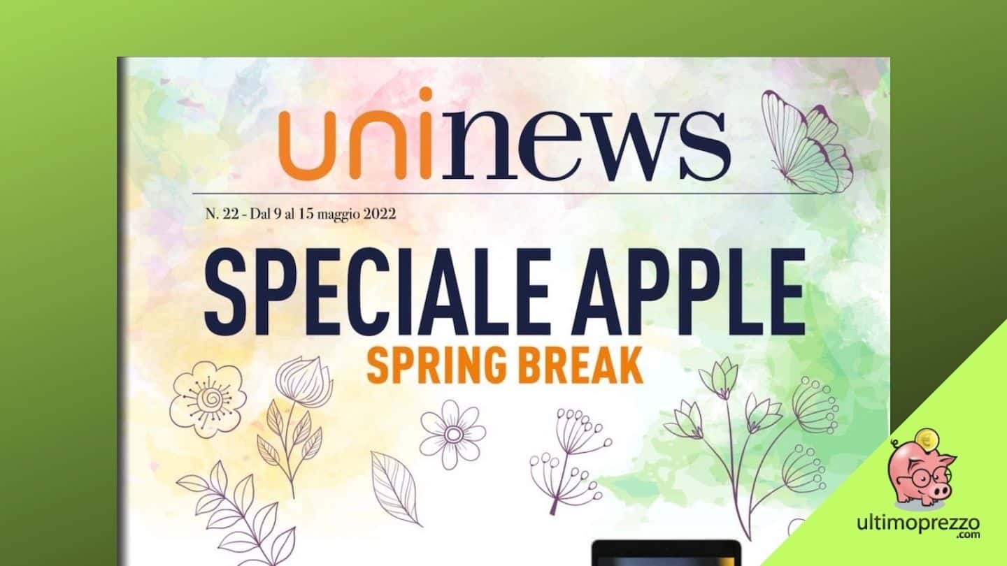 volantino Unieuro iPhone Apple maggio 2022