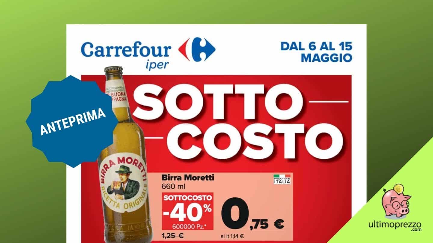 volantino sottocosto Carrefour 6 maggio 2022