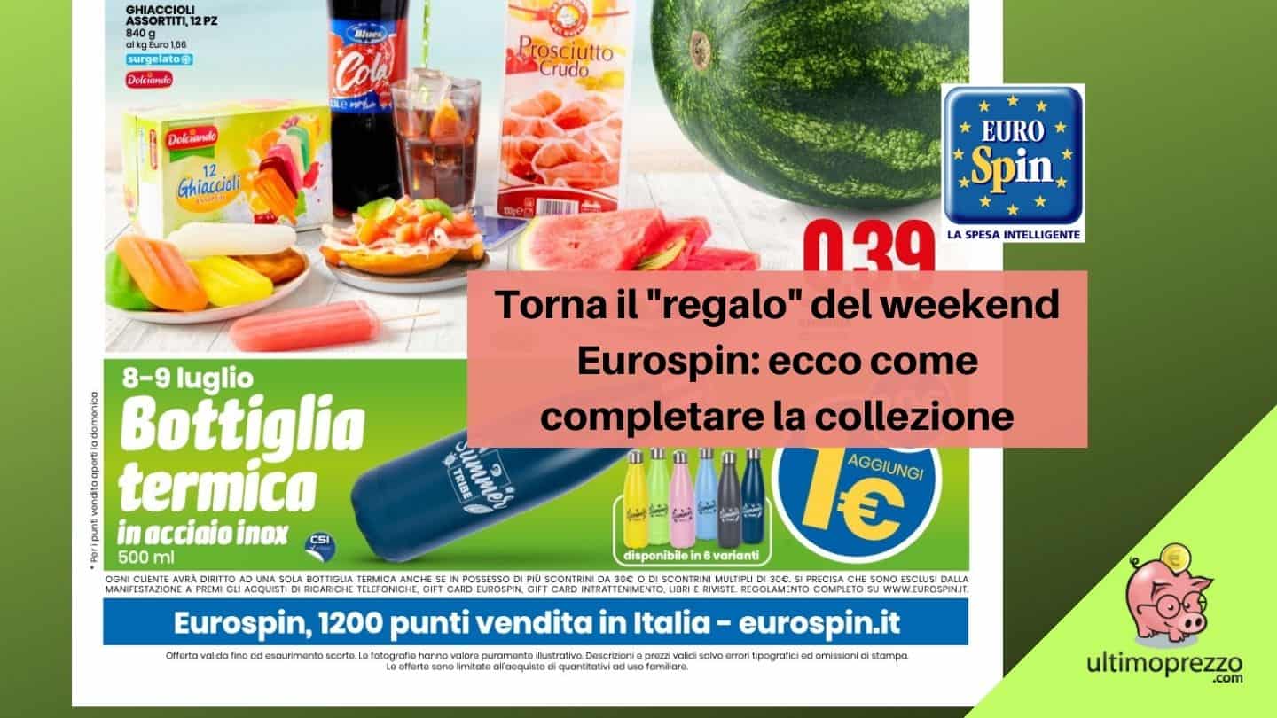 bottiglia termica Eurospin volantino 7 luglio 2022