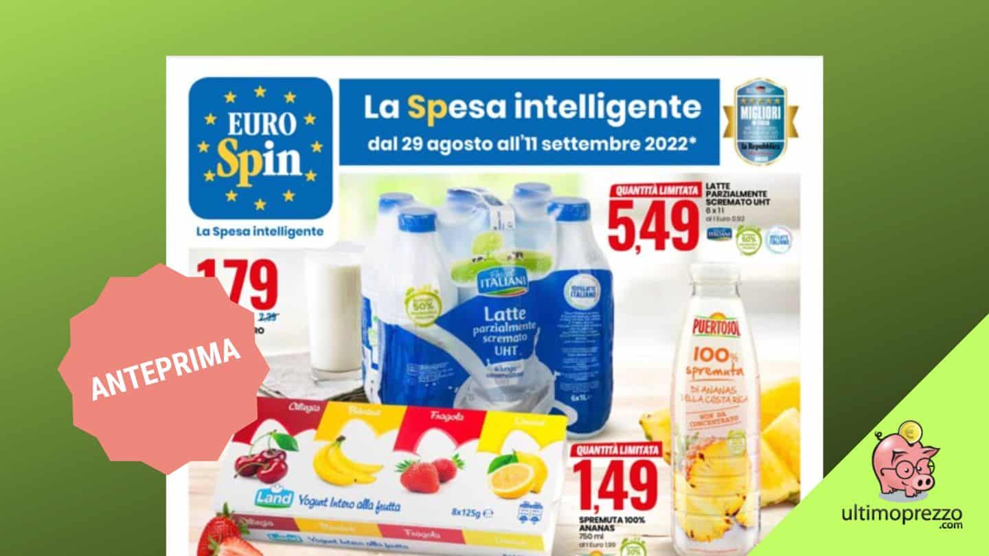 anteprima volantino Eurospin 29 agosto 2022