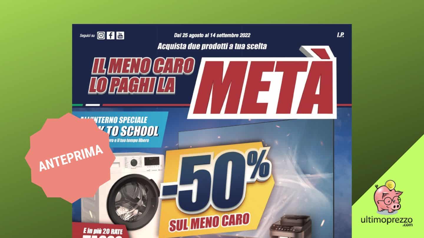 anteprima volantino Trony 25 agosto 2022