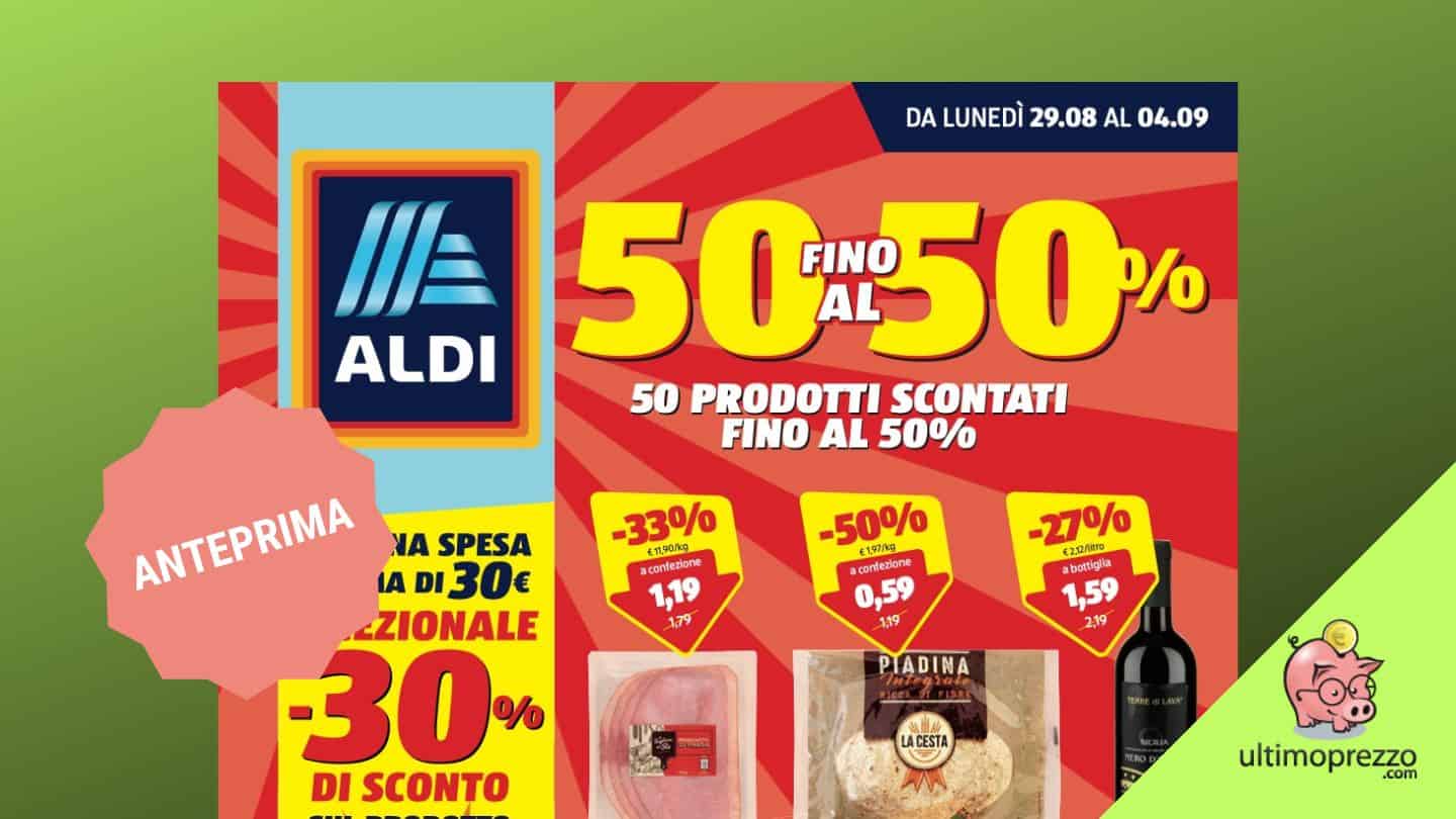 volantino Aldi 29 agosto 2022