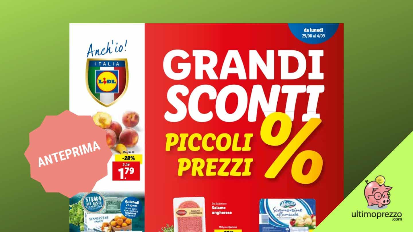 volantino Lidl dal 29 agosto 2022
