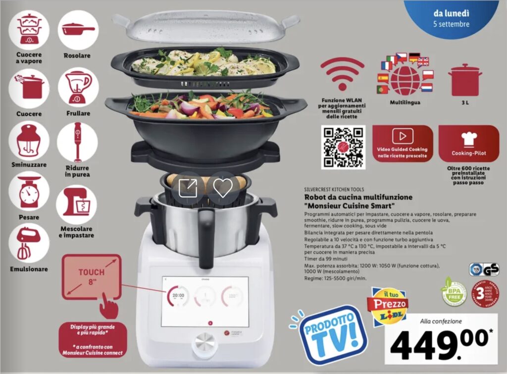 Monsieur Cuisine Lidl Smart 2022