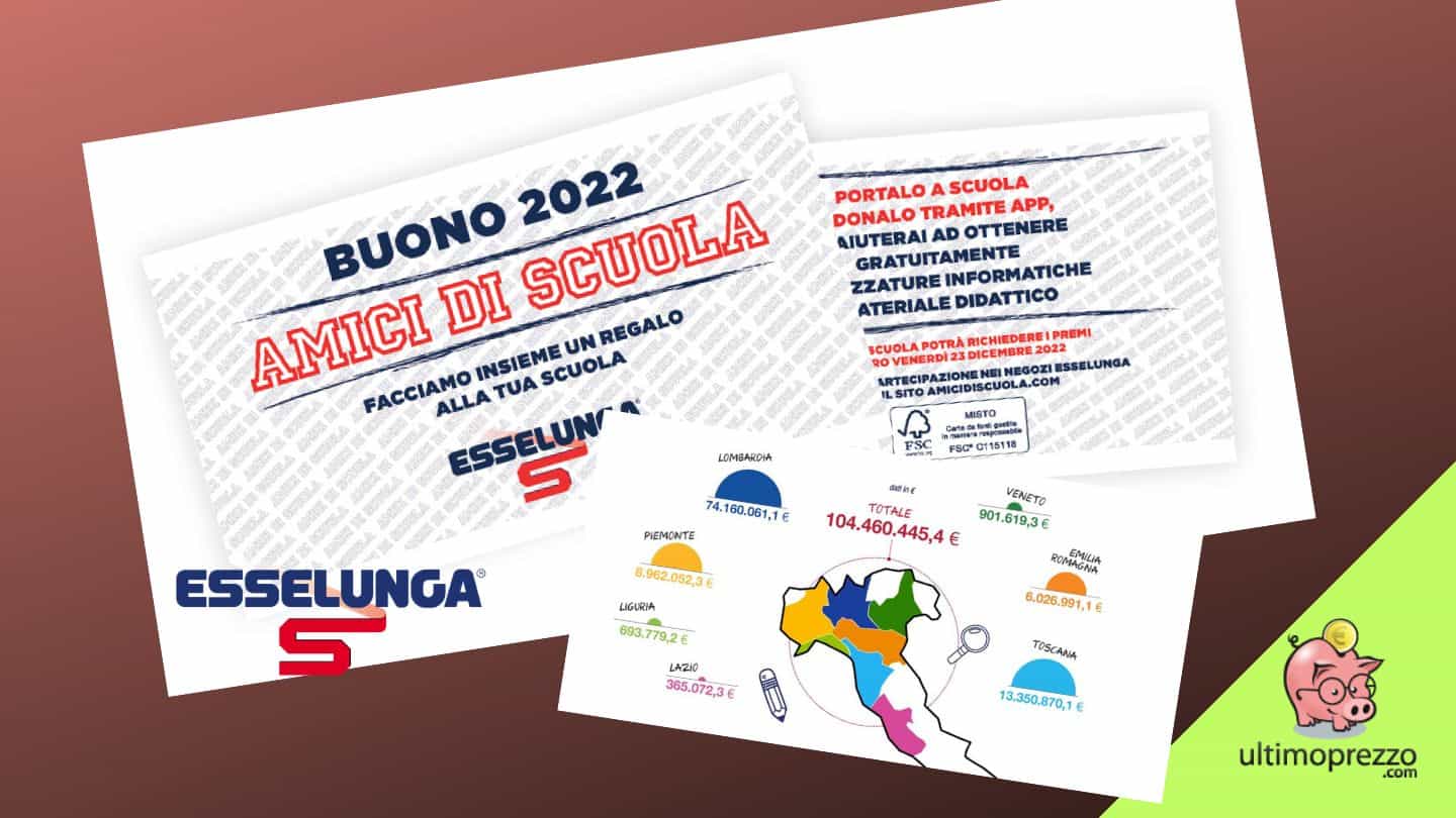 Scatta Amici di scuola Esselunga 2022, fino a quando si può aiutare la propria scuola preferita?