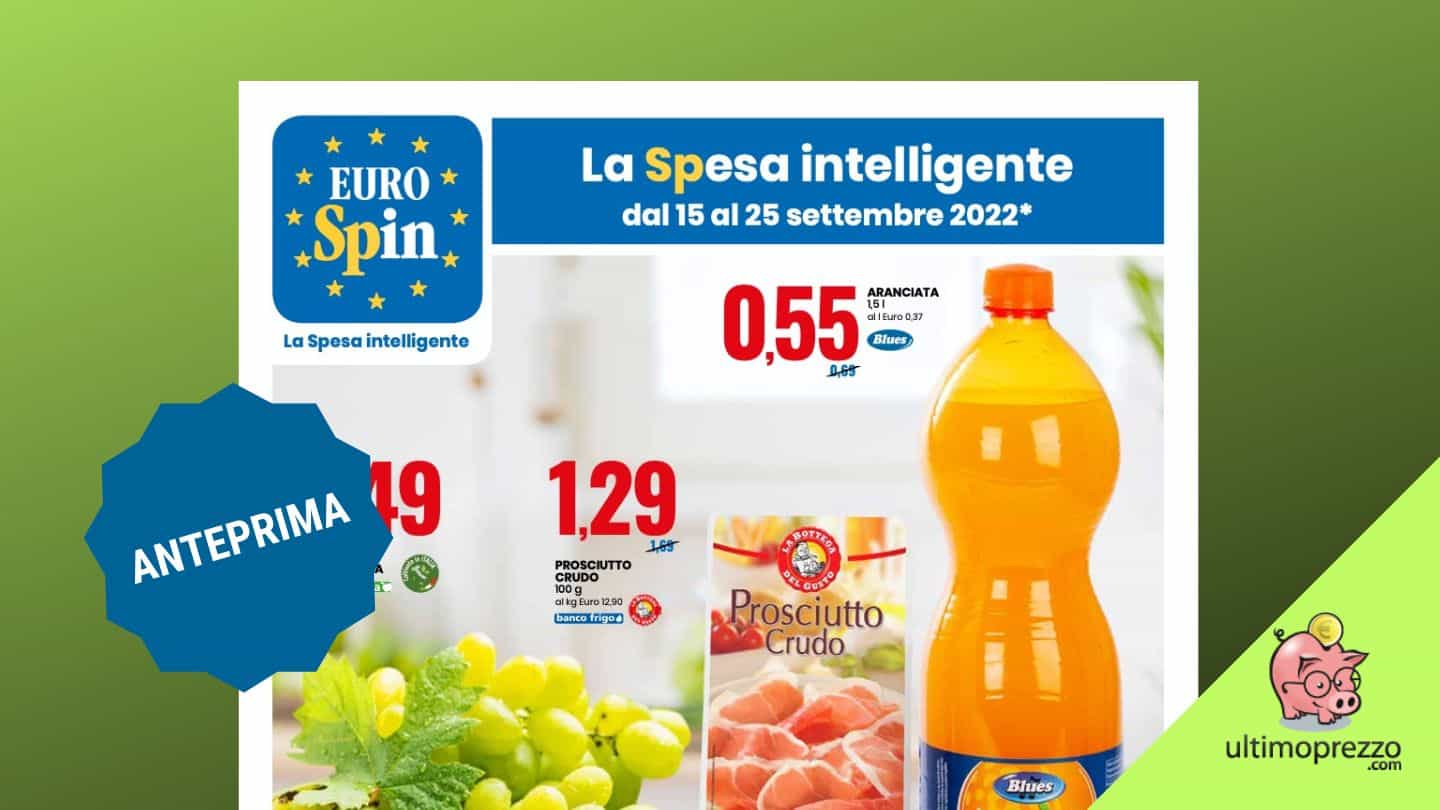 Anteprima volantino Eurospin: sapori del Trentino e birre tra le offerte dal prossimo giovedì 15 settembre 2022!
