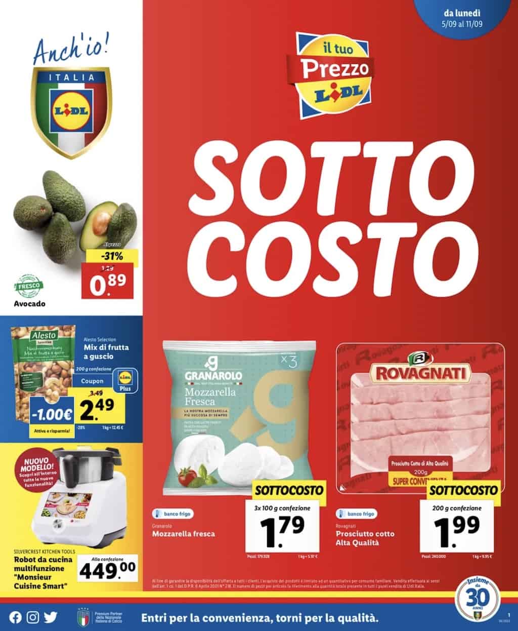 volantino Lidl sottocosto 5 settembre 2022 pagina 01