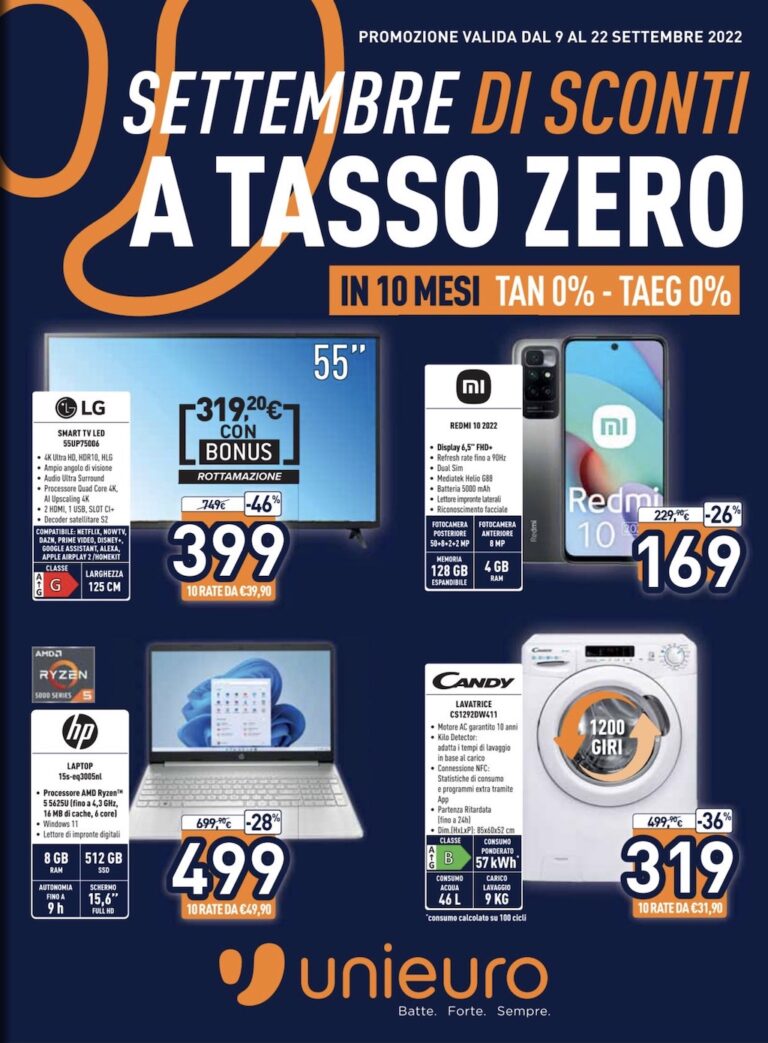 Unieuro, iPhone 14 quando arriva? Ecco volantino e offerte 922 settembre 2022