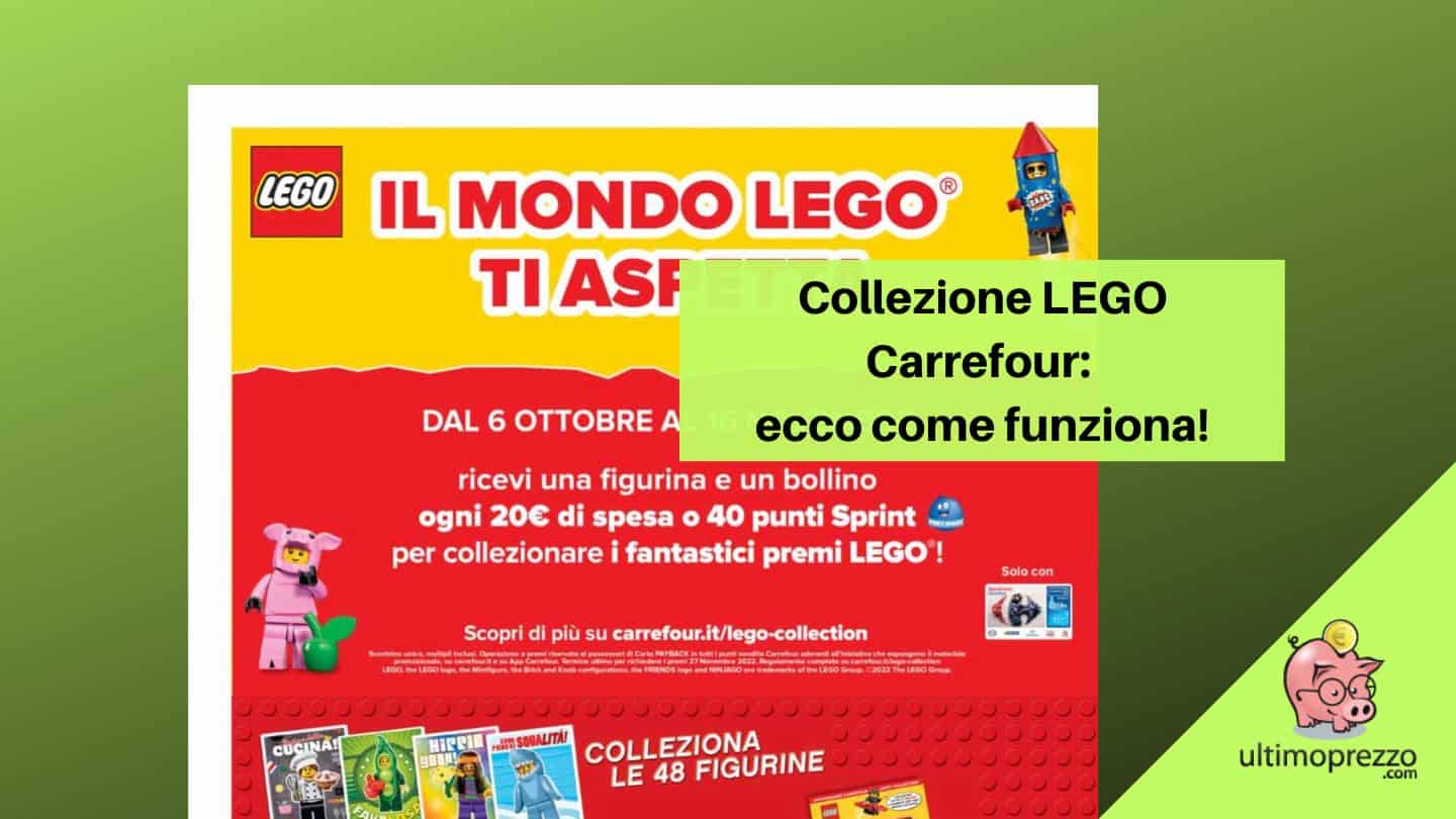Collezione LEGO Carrefour 2022: come funziona la raccolta di set e figurine dal 6 ottobre al 16 novembre