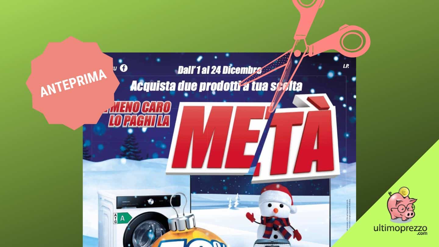 Per Trony volantino di Natale 2022 con sconto 50% sul secondo acquisto: le offerte fino al 24 dicembre in anteprima