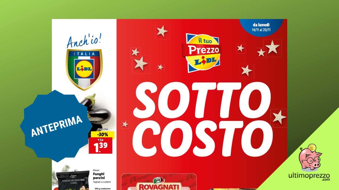 Il nuovo volantino Lidl è sottocosto: le offerte 14-20 novembre in anteprima!