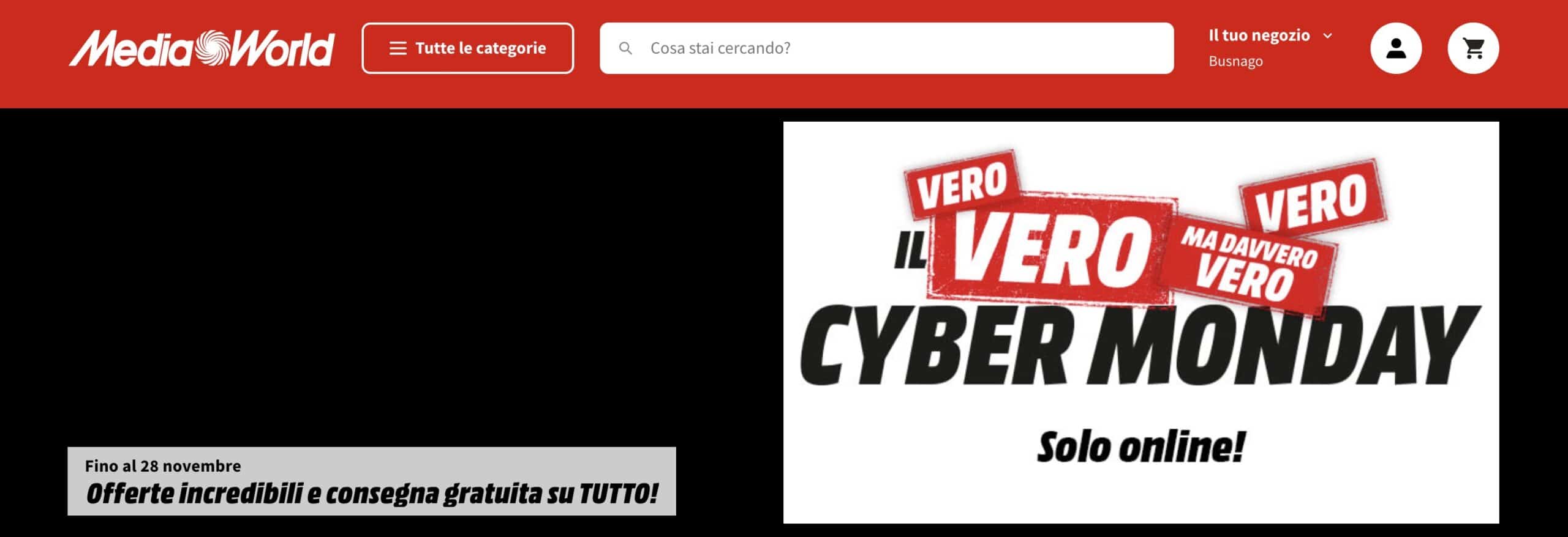 Offerte Cyber Monday 2022, da MediaWorld Echo Dot 5 a 19,99 €