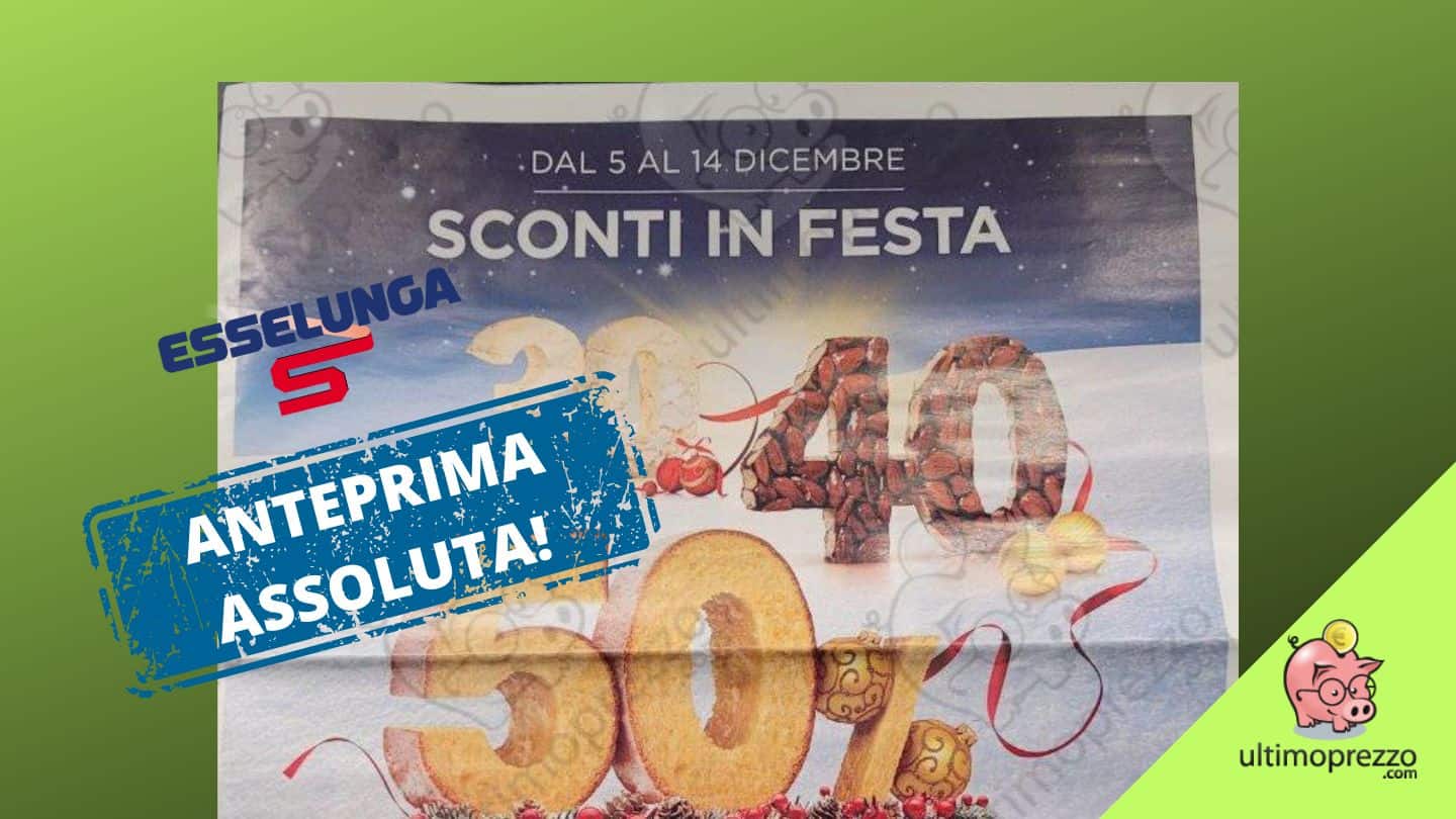 volantino esselunga dal 5 dicembre 2022