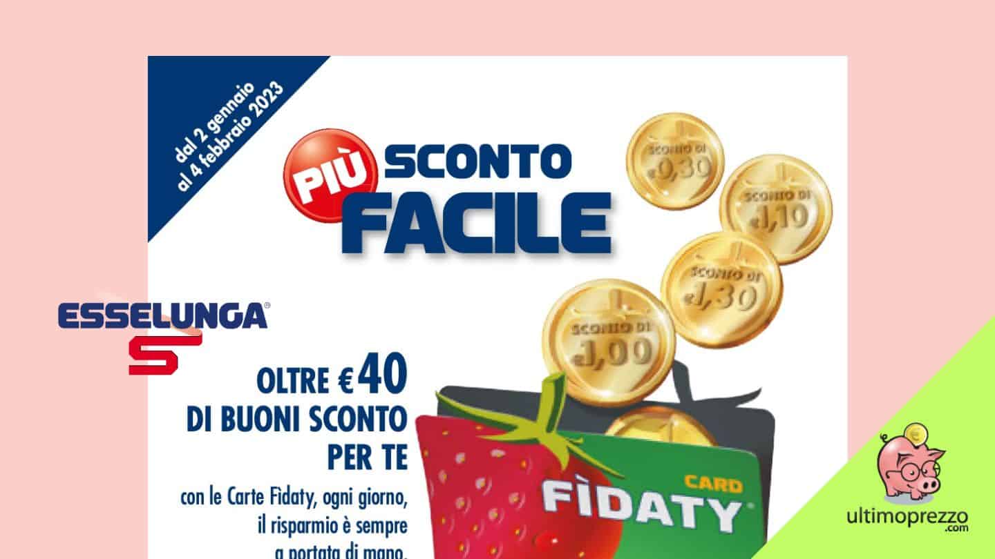 Esselunga Sconto più facile 2023, ogni mese 40 € di sconti: ecco il volantino di aprile!