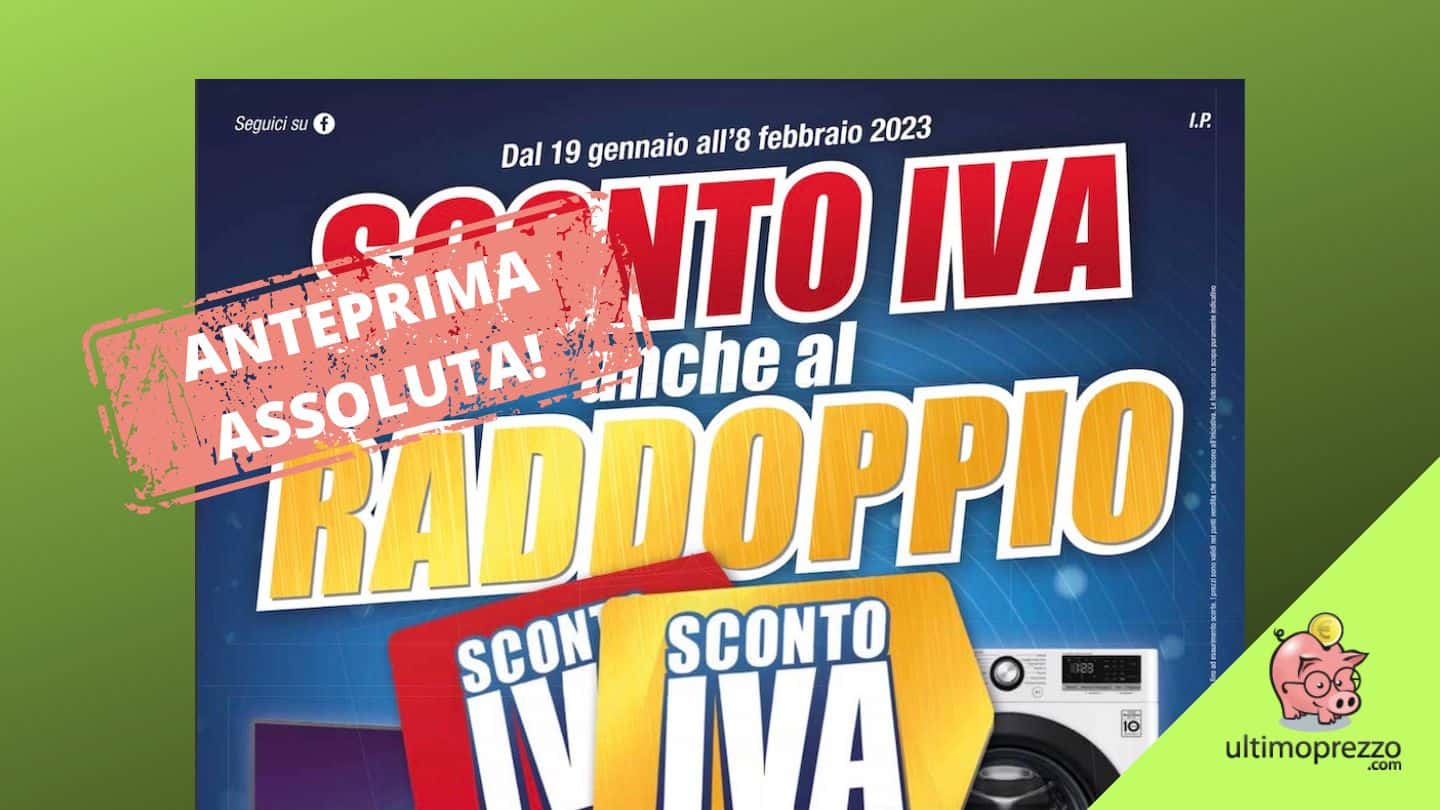 NO IVA Trony dal 19 gennaio 2023: volantino, offerte e regolamento in anteprima esclusiva!