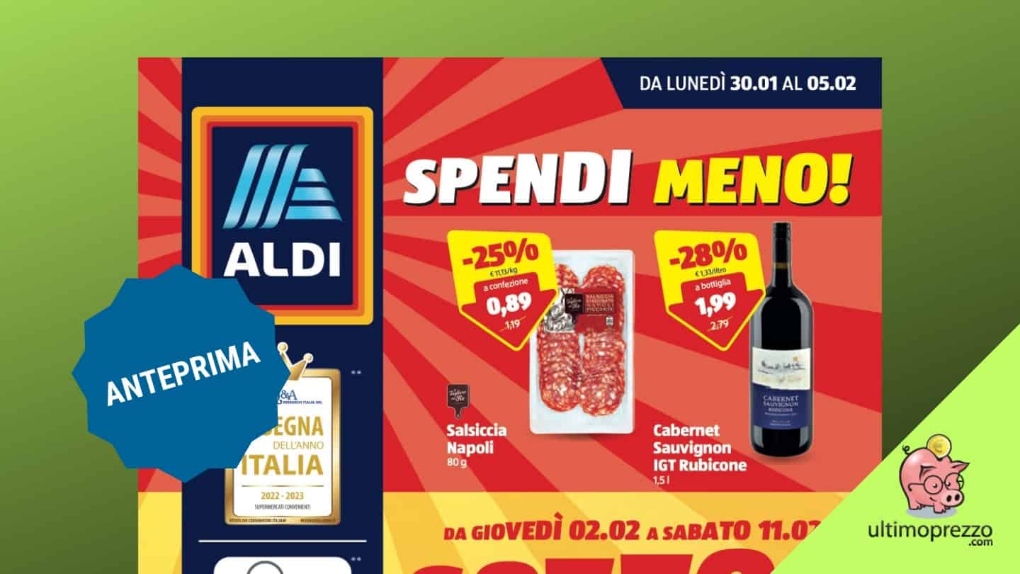 Volantino Aldi, sottocosto dal 2 febbraio un TV Xiaomi a 129 Euro!