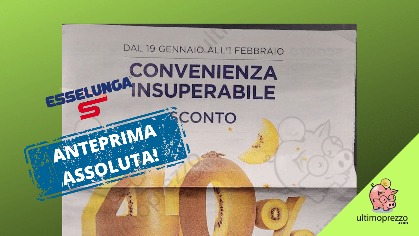 volantino Esselunga 19 gennaio 2023