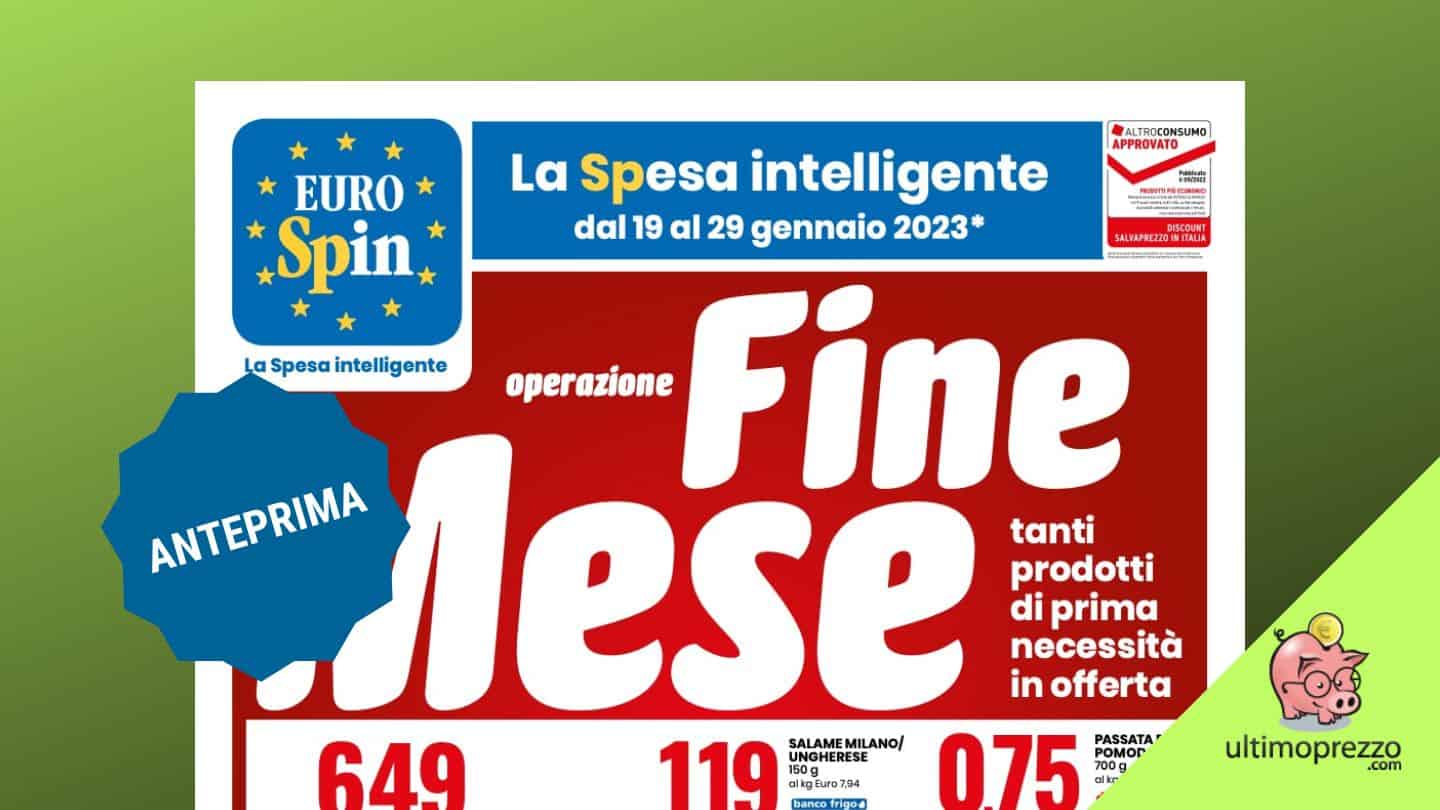 volantino Eurospin dal 19 gennaio 2023