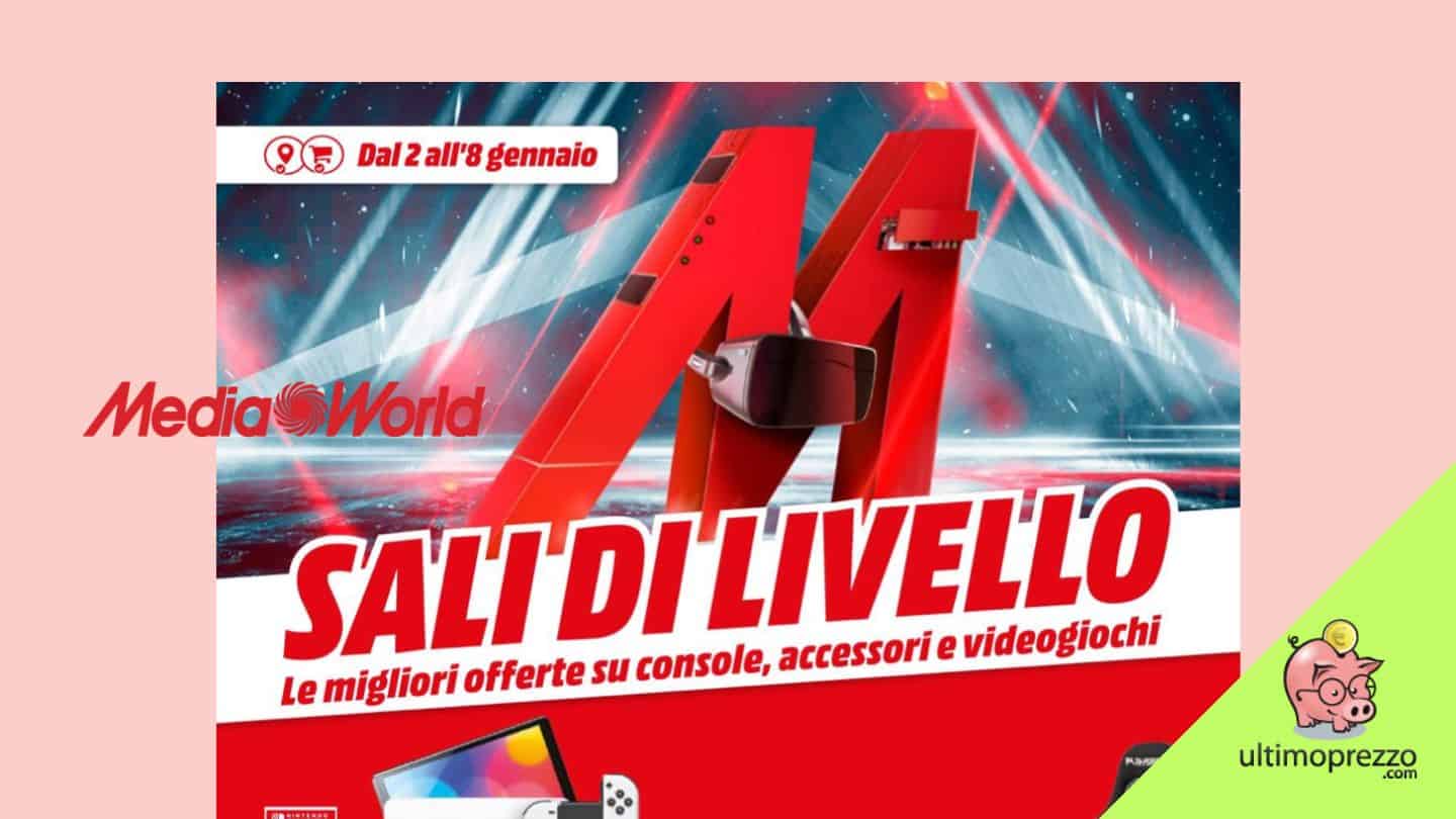 Anno nuovo, nuovo volantino MediaWorld: Gaming protagonista fino a domenica 8 gennaio 2023