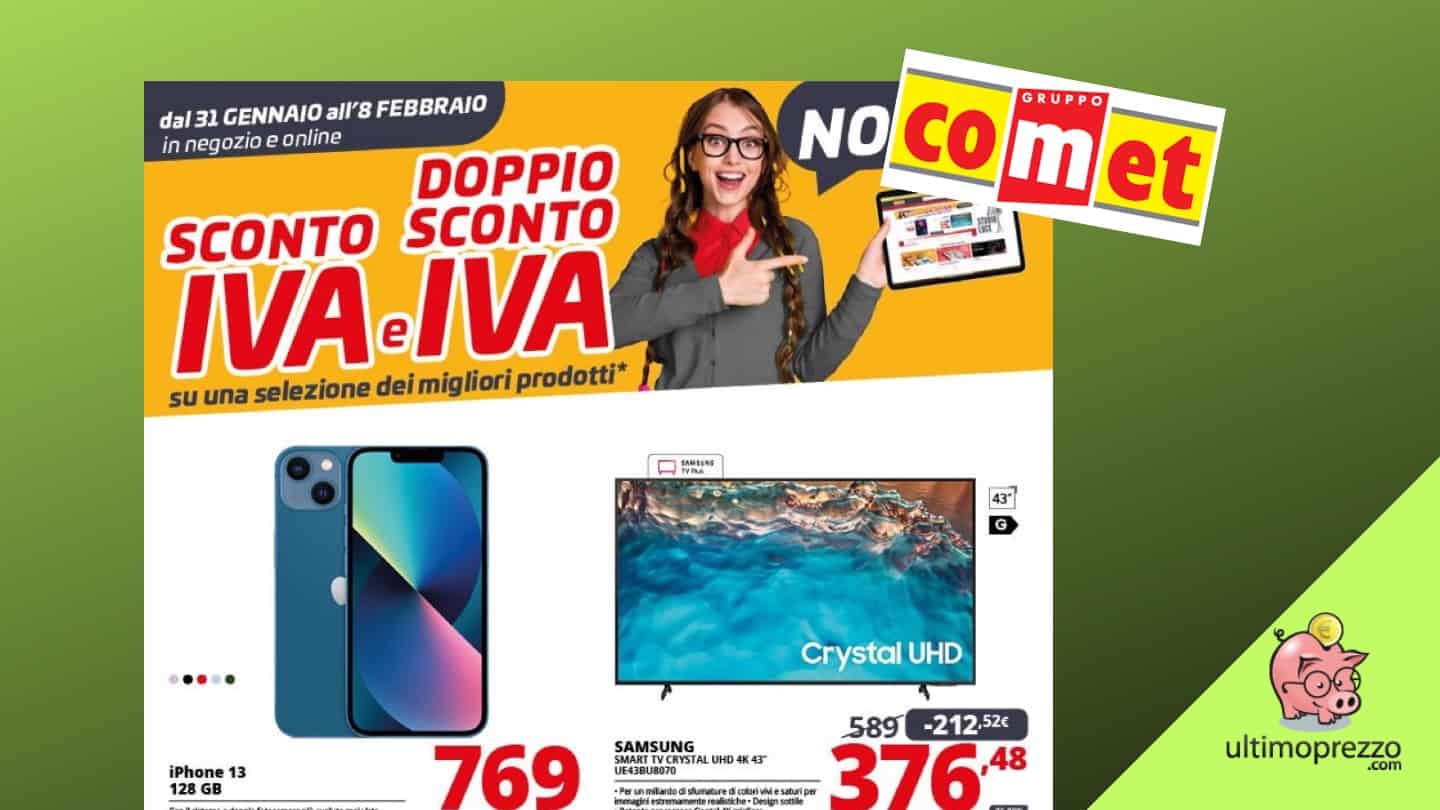 Volantino Comet 31 gennaio 2023: il NO IVA continua!