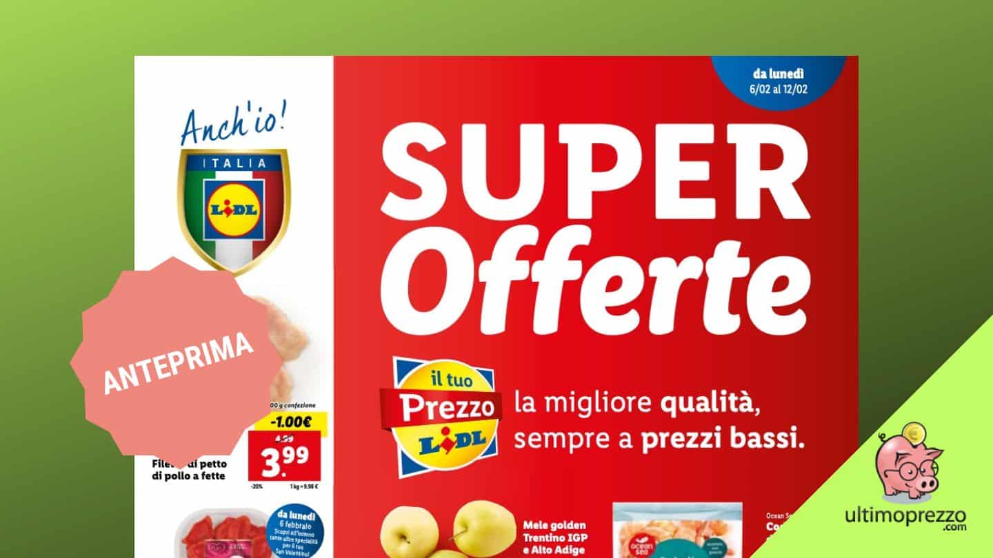 nuovo volantino Lidl 6 febbraio 2023