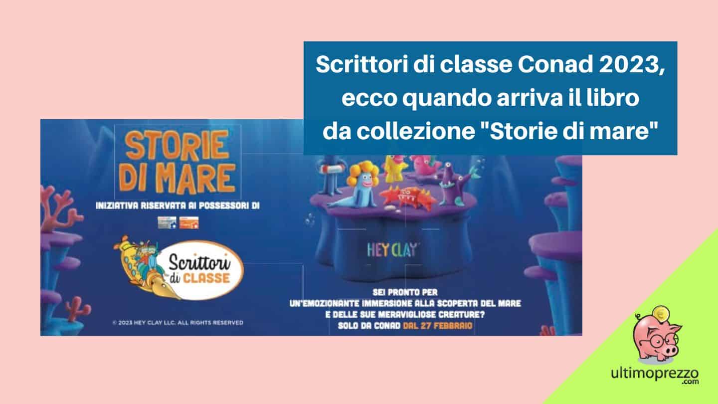 Scrittori di classe Conad 2023, dal 27 febbraio la nuova collezione di “Storie di mare”