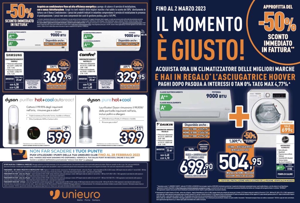 volantino Unieuro 17 febbraio 2023 pagina 11